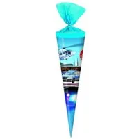 Livepac Office Schultüte Schultüte / Zuckertüte / Länge: 35cm / rund / "Polizei"