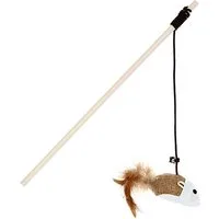 HomeBella Tier-Beschäftigungsspielzeug Katzenspielzeug - K-05, Katzenangel Kauspielzeug zum Spielen Beißen Kauen