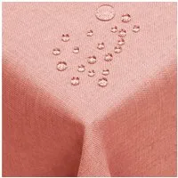 DecoHomeTextil Heimtextilmanufaktur Tischdecke Leinen Optik Tischdecke Tischtuch Abwaschbar Wasserabweisend