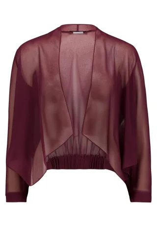 Vera Mont - Blusenjacke Strong Aubergine - Gr. - 42