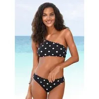 LASCANA Bikini-Hose Jada mit Muschelkante und Pünktchen