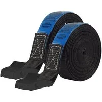 TRUTZHOLM Spanngurt 2x Profi Gurt Zurrgurt Klemmschloss Auto 1-tlg 5m 250 kg SCHWARZ (Set)