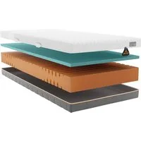 Gelschaummatratze GELTEX® Quantum Touch Next 200, Matratze 90x200, 140x200 und mehr, Schlaraffia, 20 cm hoch, GELTEX® Next-Auflage, langlebig (RG 43)