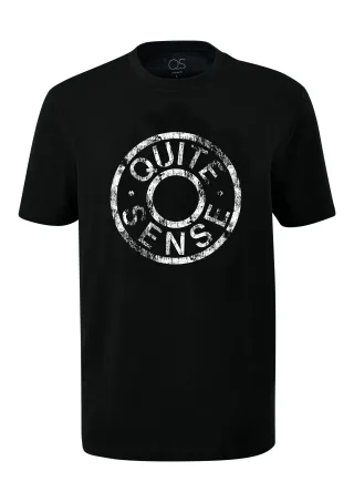 qs - T-Shirt schwarz - Gr. - M