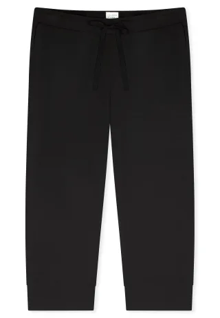 SCHIESSER - Hose 3/4 Bündchen schwarz - Gr. - 42
