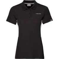 Head Poloshirt Club Technical schwarz Damen