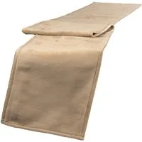 beties Tischband Samt&Sonders (1-tlg, 1 Stück Tischband), schmaler Samt Tischläufer ca. 18x140 cm braun-beige Tischdeko