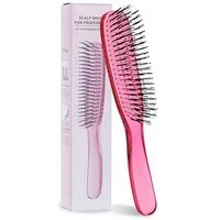 Forrlite Haarbürste Zauberbürste Brombeer, Hochwertige Scalp Brush für sanftes, Entwirren ohne Ziepen. Ideal für Damen und Herren, geeignet für nasses und trockenes Haar., Farbe: Lila