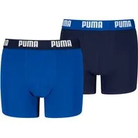 PUMA Boxershorts PUMA BOYS EVERYDAY BASIC BOXERS (2er Pack) Komfortabler Logobund, ohne Eingriff