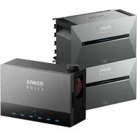 Anker Balkonkraftwerk SOLIX Power Dock + 1/2/3 Solarbank 3 E2700 Pro, bis 64,5 kWh, (Set, 3-St., 1Anker SOLIX Power Dock +1/2/3 Anker SOLIx Solarbank3 E2700 Pro), IP65, App-gesteuert