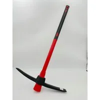 TRIZERATOP Gartenhacke Spitzhacke Kreuzhacke Hacke mit Fieberglasstiel 2,5kg, komplett