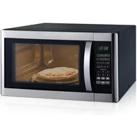 Smad Mikrowelle Großvolumiger, multifunktionaler Mikrowellenofen mit 11 Leistungsstufen und 6 Kochprogrammen., Grill, 42 l, 1100 W Mikrowellenleistung + 1400 W Grillleistung