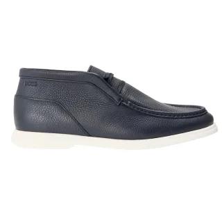 Boss - "Sienne Desb" Chukka-Stiefel für Herren, Leder (Dunkelblau)
