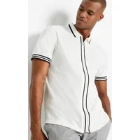bonprix Poloshirt Kurzarm, mit Reißverschluss, aus reiner Baumwolle