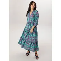 Aniston SELECTED Maxikleid in fantasievoller Ranken- und Blütendruck