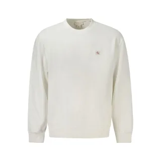 Calvin Klein Weißes Baumwoll-Herren-Sweatshirt