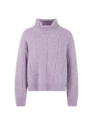 Marc Cain Collections - Oversize-Pullover Knitted in Germany purple rose - Gr. - 42