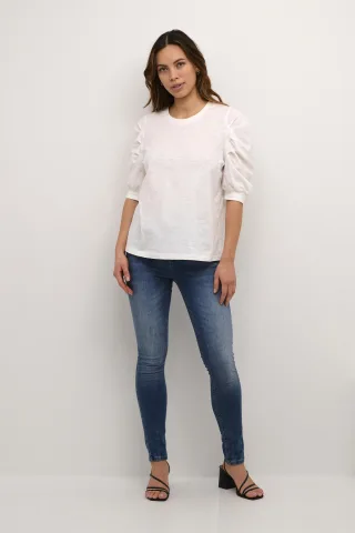 T-shirt Regular fit Spring Gardenia white