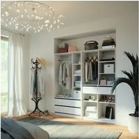 Vicco Kleiderschrank Elmo, Weiß, 200 x 200 cm 2er Set (2-St)