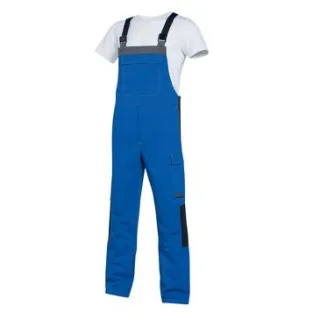 uvex banwear+ Störlichtbogen Herren Latzhose blau/grau 44/46 - 9842106