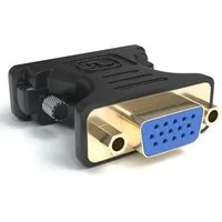 JAMEGA DVI auf VGA Adapter 24+5 Stecker TFT Monitoradapter Beamer Computer Adapter