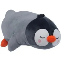 UNUS HOME Seitenschläferkissen Pinguin Kissen, 1-tlg., 50 cm Grau, Lagerungskissen Stillkissen Kissen für Kinder Dekoration extrem weich