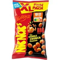LORENZ Knabberei, Lorenz Nic Nacs XL Fun BBQ Erdnüsse mit einer Barbecue Teighülle 170g