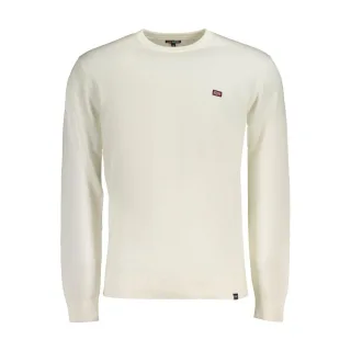 Norwegen 1963 Bianco Baumwolle Herren Maglia