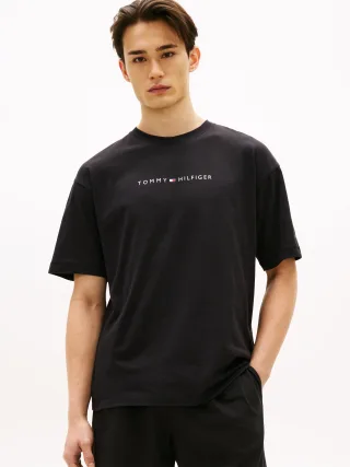 SS LOGO TEE Black - Gr. - XL