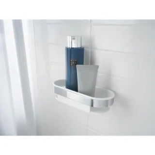 Keuco Smart.2 Duschkorb 14758010100 chrom/weiß, mit Kunststoff-Einsatz