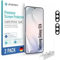 smartect Displayschutzfolie TPU Schutzfolie Klar für Samsung Galaxy S26, Set, 2 Stück, Panzerfolie Bildschirm Displayfolie