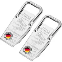 WESTMARK Flaschenöffner 2x Flaschenöffner- und verschließer, 3-in-1, Hermetus
