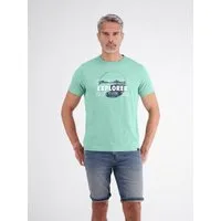 LERROS T-Shirt T-Shirt mit Brustprint und Rundhalsausschnitt