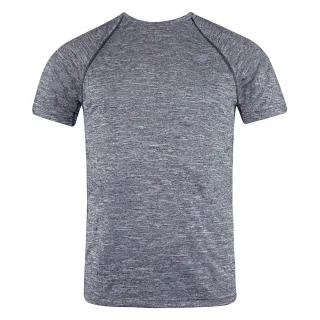 Neues Gleichgewicht kurzärmelig grauer Crew Neck Herren Hartnäckigkeit T-Shirt MT81095 HC