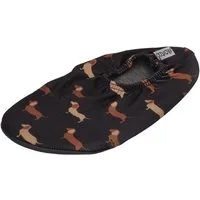 Slipstop Black Teckles Badeschuh Dackel schwarz