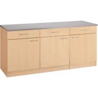 wiho Küchen Unterschrank Kiel 180 cm breit