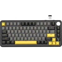 ATTACK SHARK X85PRO Mechanische Tastatur mit drei Modi,TFT-Bildschirm Gaming-Tastatur (75 % CNC-Knopf, 5-lagige Polsterung, Hot-Swap-Linearschalter, RGB)