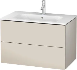 Duravit L-Cube Waschtischunterbau wandhängend Taupe Supermatt 820x481x550 mm - LC624108383 LC624108383