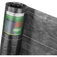 HaGa Unkrautvlies BODENGEWEBE in 100g/m² in 0,6m Breite (Meterware), reißfest, wasserdurchlässig, als Unkrautfolie & Mulchfolie gegen