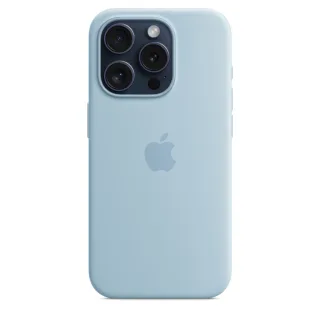 Apple iPhone 15 Pro Silikon Case mit MagSafe ? Hellblau | mwnm3zm/a | Cover - Apple