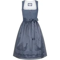 Nübler Trachtenkleid Midi Dirndl Sarah in Taubenblau von Nübler - Rocklänge 60 cm