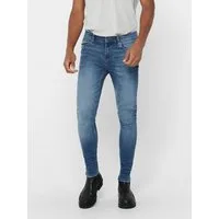 ONLY & SONS Skinny-fit-Jeans Herren Jeans Hose ONSWARP LIFE SKINNY BLUE DCC 7114