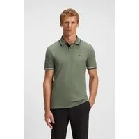 BOSS GREEN Poloshirt Paul Stretch-Baumwoll-Pique mit Polokragen