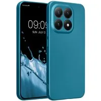 kwmobile Smartphone-Hülle Handyhülle für Xiaomi 15T Hülle, weiche Silikon Case metallisch schimmernd - Schutzhülle Cover