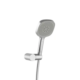 VitrA Core Square Handbrause-Set mit Wandhalterung und Abgang G 1/2" Chrom,A45915EXP A45915EXP