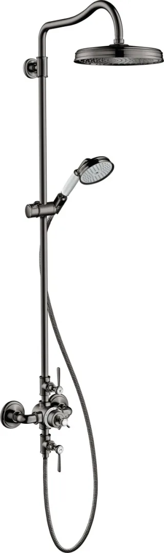 Hansgrohe Showerpipe Axor Montreux Polished Black Chrome mit 16572330
