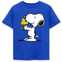 Spreadshirt T-Shirt Peanuts Snoopy Und Woodstock Kinder T-Shirt (1-tlg)