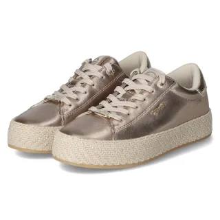 Tamaris Espadrille-Sneaker  Gold - Gr. 38 -  Textil