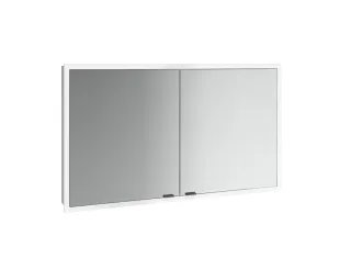emco LED-Lichtspiegelschrank prime Slim Schwarz, 1300 mm, 2-türig, IP 20 Rückwand, 949713507 949713507