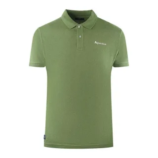Aquascutum Unisex Erwachsene Einfaches Logo Poloshirt (Bundeswehrgrün)